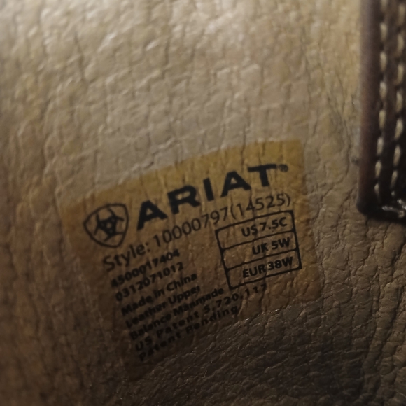 Ariat Heritage Roper Western Boots - Distressed Brown Size 7.5 C - Picture 6 of 11